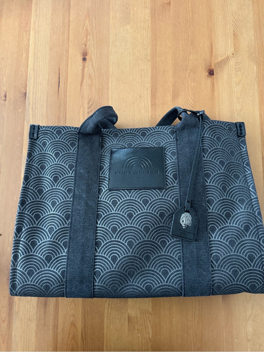 NWT! Kurt Geiger Southbank Tote Canvas Tote